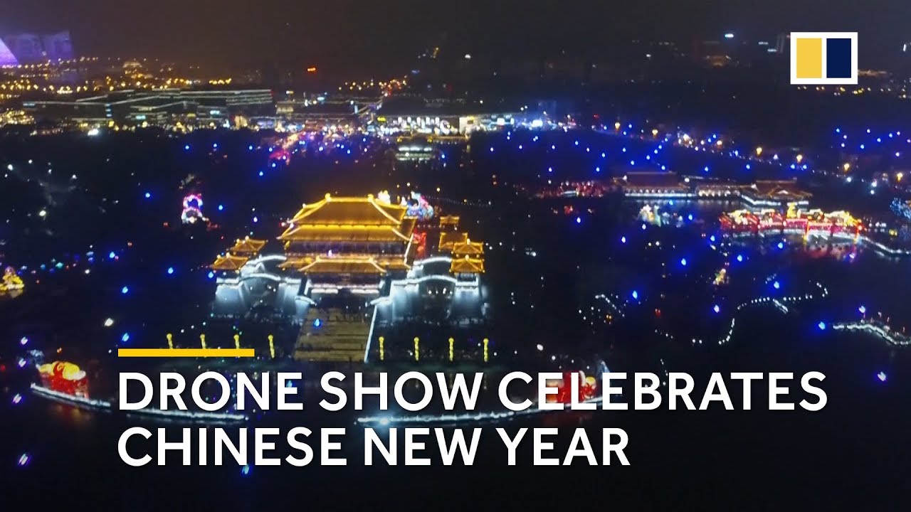 Chinese new year drone show